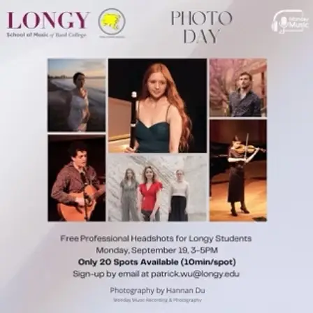 Photo Day Collaboration with Longy Asian Student Alliance
