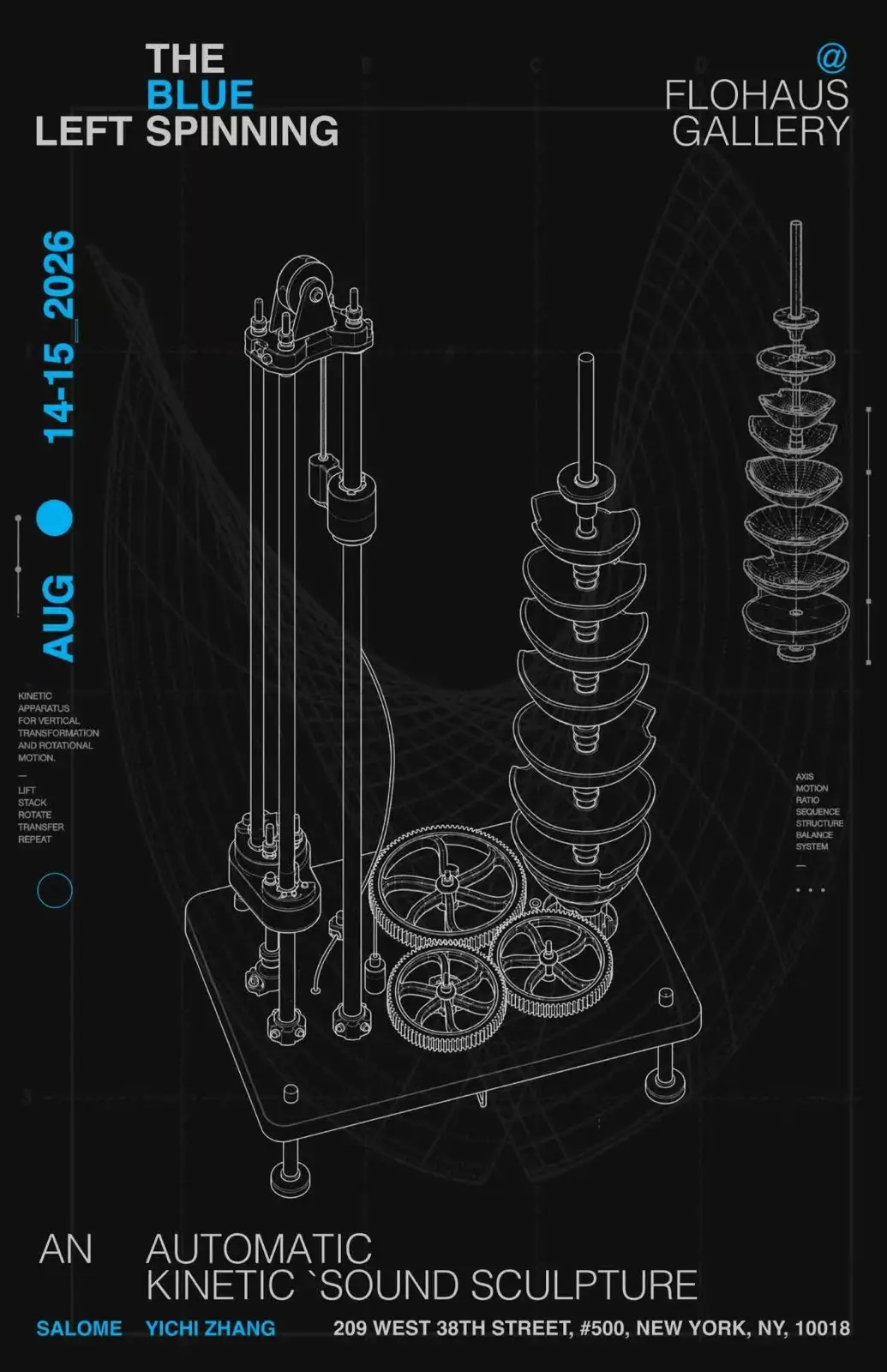 The Blue Left Spinning poster